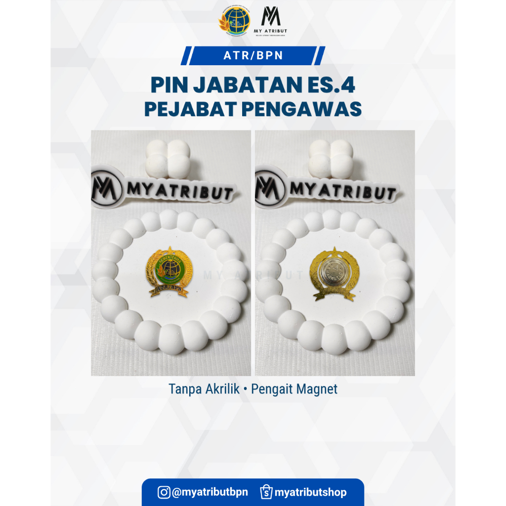 Pin Jabatan Pejabat Pengawas Eselon 4 ATR/BPN