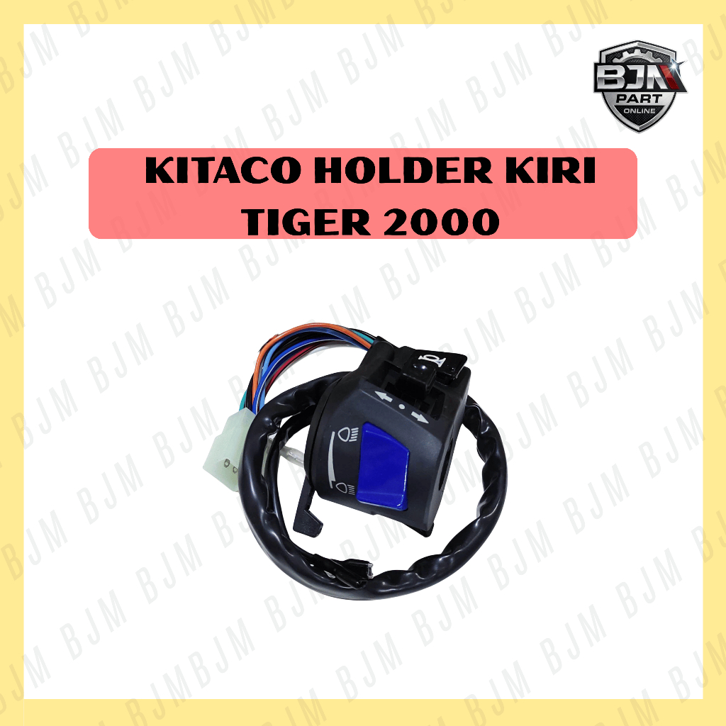 HOLDER KIRI TIGER 2000 KITACO SAKLAR KIRI TIGER LAMA TOMBOL BIRU KITACO