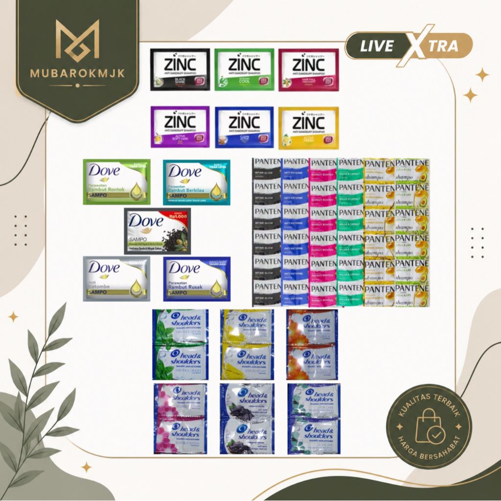 SAMPO ZINC 21 RENCENG 1 DUS DAN ANEKA SAMPO LAINNYA
