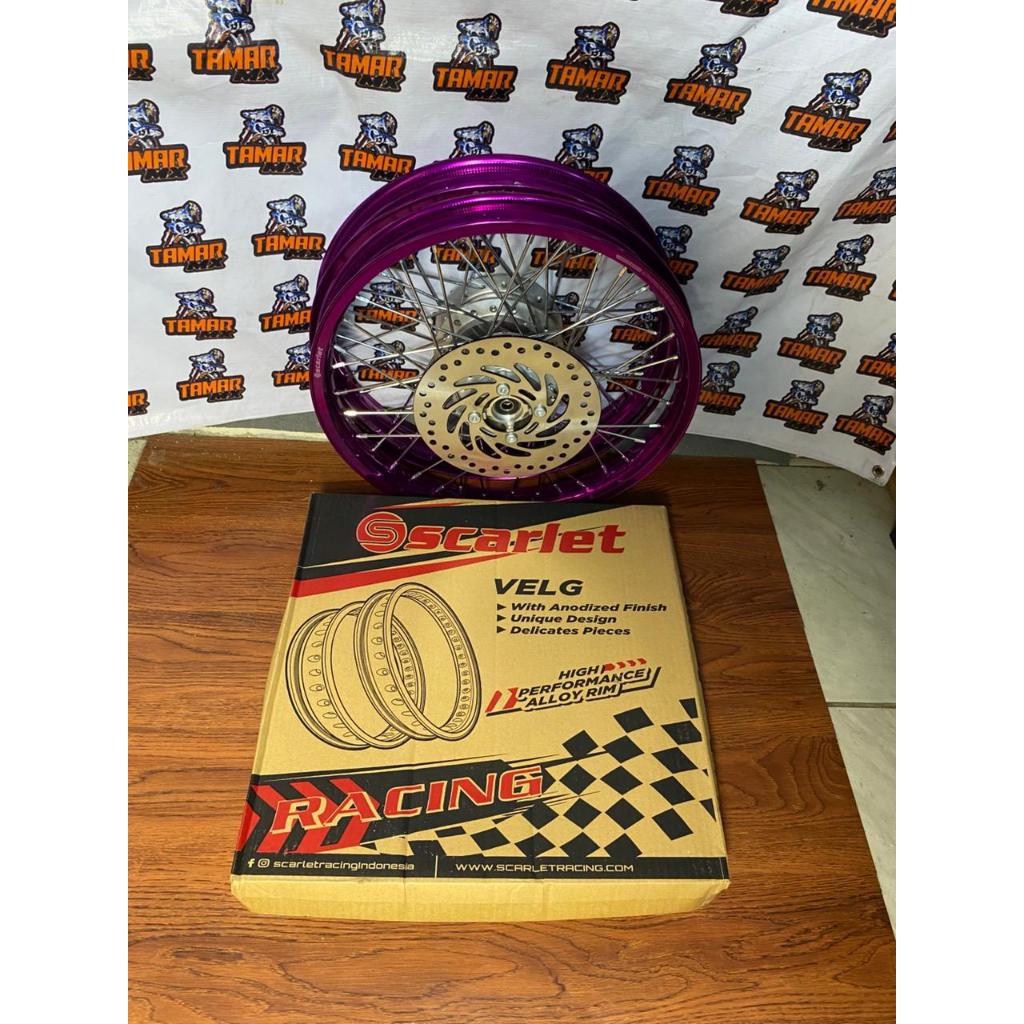 Paket Roda RBT Set Hond4 Absolute revo / Blade / Revo Absolute Ukur 160/185-17 Tanpa Ban + Piringan