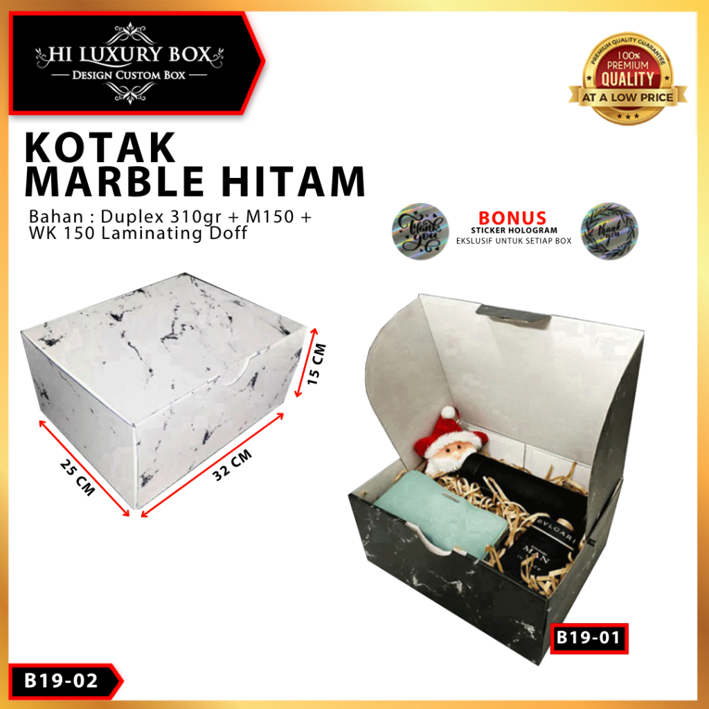 Box Kado - Box Hampers Jumbo - Kotak Kado Besar - B19