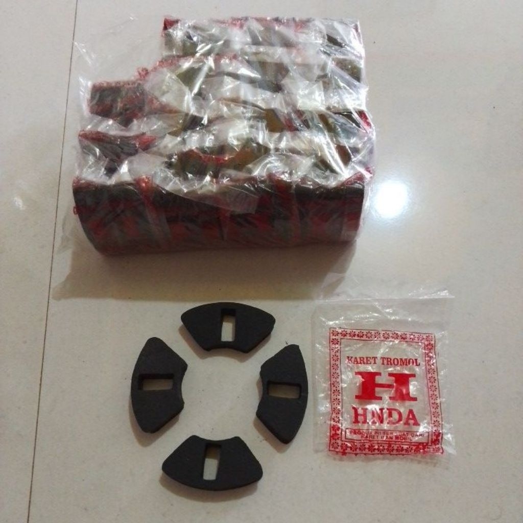 Karet Tromol Motor Honda Dari Ban Forklift untuk motor Honda Lama, Grand, Legenda, Supra Fit, Supra 