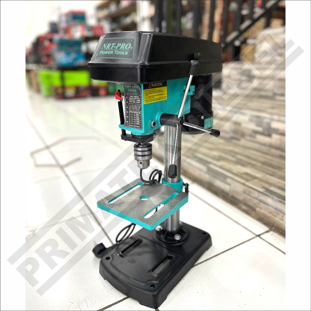 Mesin Bor Duduk NRT PRO 13mm 4113 / Bench Drill Listrik 13 mm NRT PRO 4113HD - Bor Duduk Stand Adapt