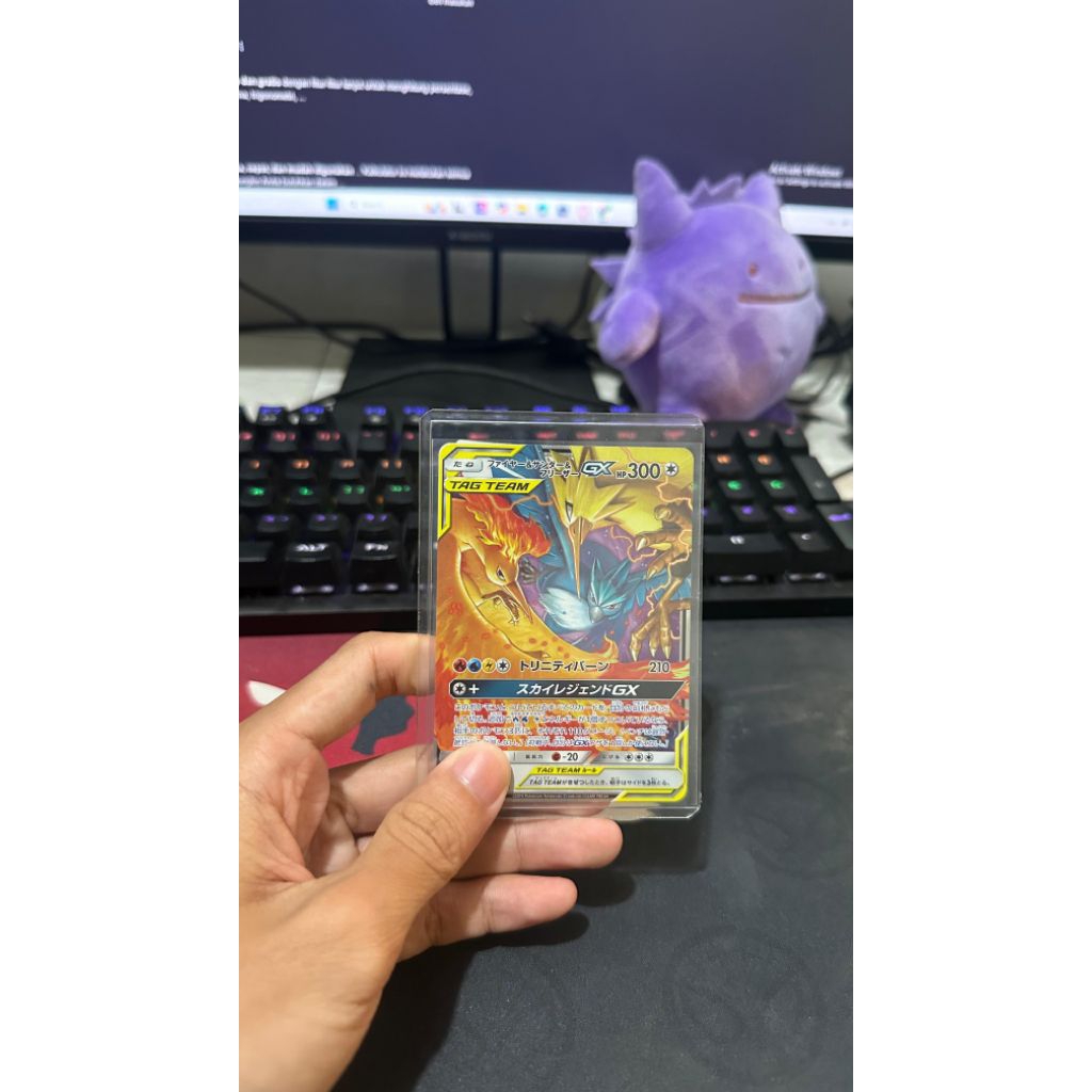 KARTU POKEMON MOLTRES ZAPDOS ARTICUNO TAG TEAM JP