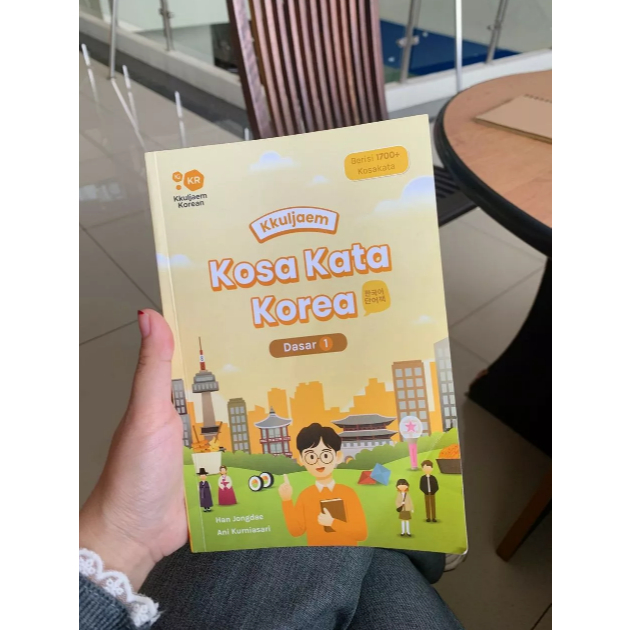 BUKU BELAJAR BAHASA KOREA | BUKU KKULJAEM KOSAKATA KOREA DASAR | BUKU PEMULA BAHASA KOREA