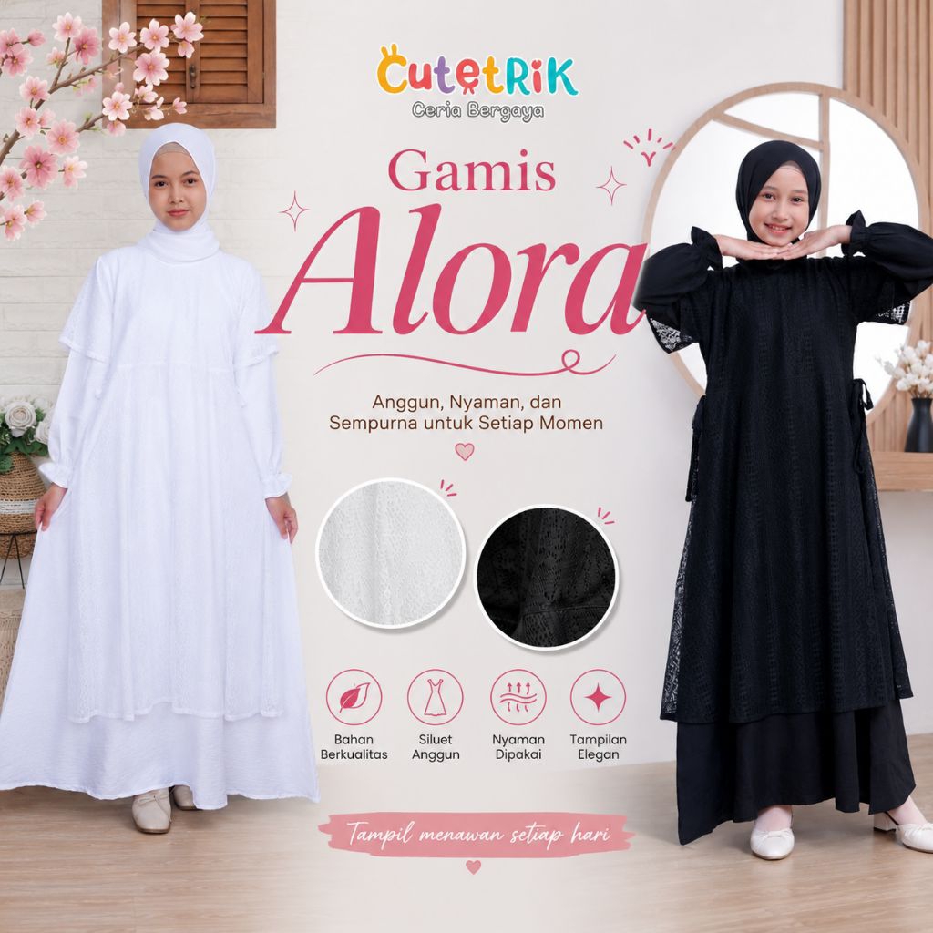 Rumah Gamis Anak/Cutetrik Gamis kekinian/Cutetrik Gamis Terbaru/Cutetrik Gamis kekinian t/Cutetrik G