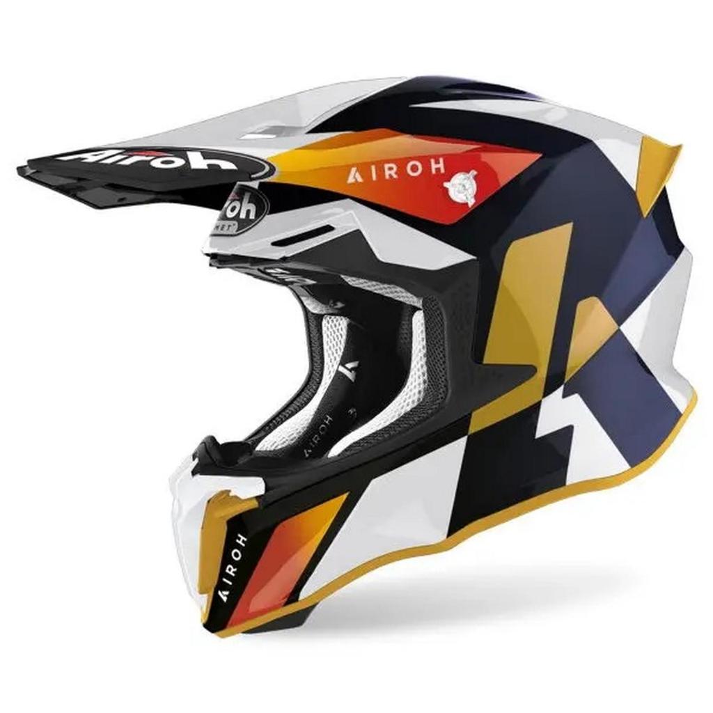 AIROH TWIST 2.0 LIFT WHITE GLOSS MOTORCROSS ORIGINAL HELM AIROH TWIST