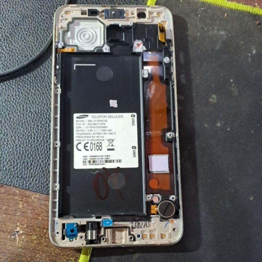 lcd samaung j7 2016 ori bekas.