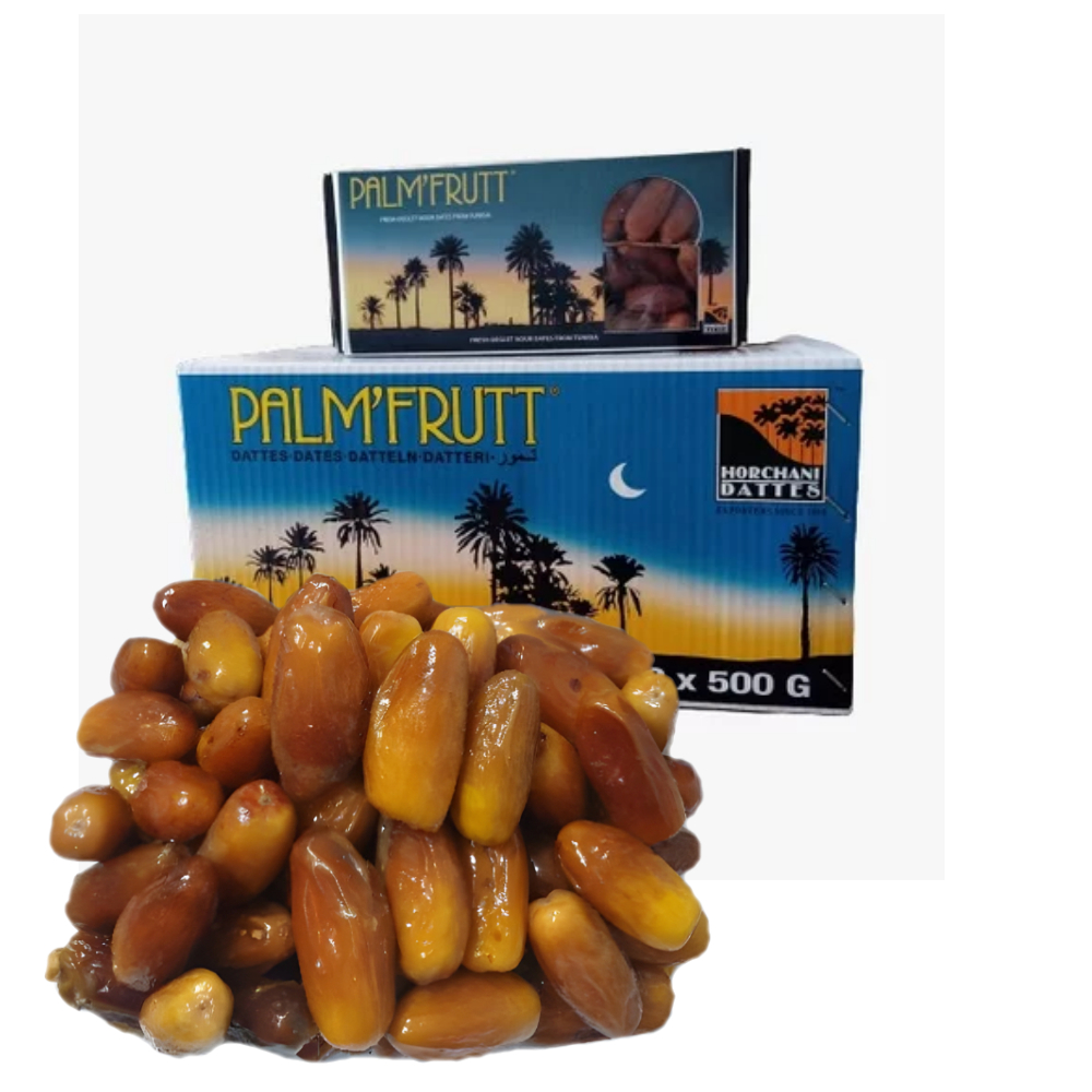 [COD] KURMA TUNISIA MADU PALM FRUIT 500GR [KEMASAN DUS PALM]