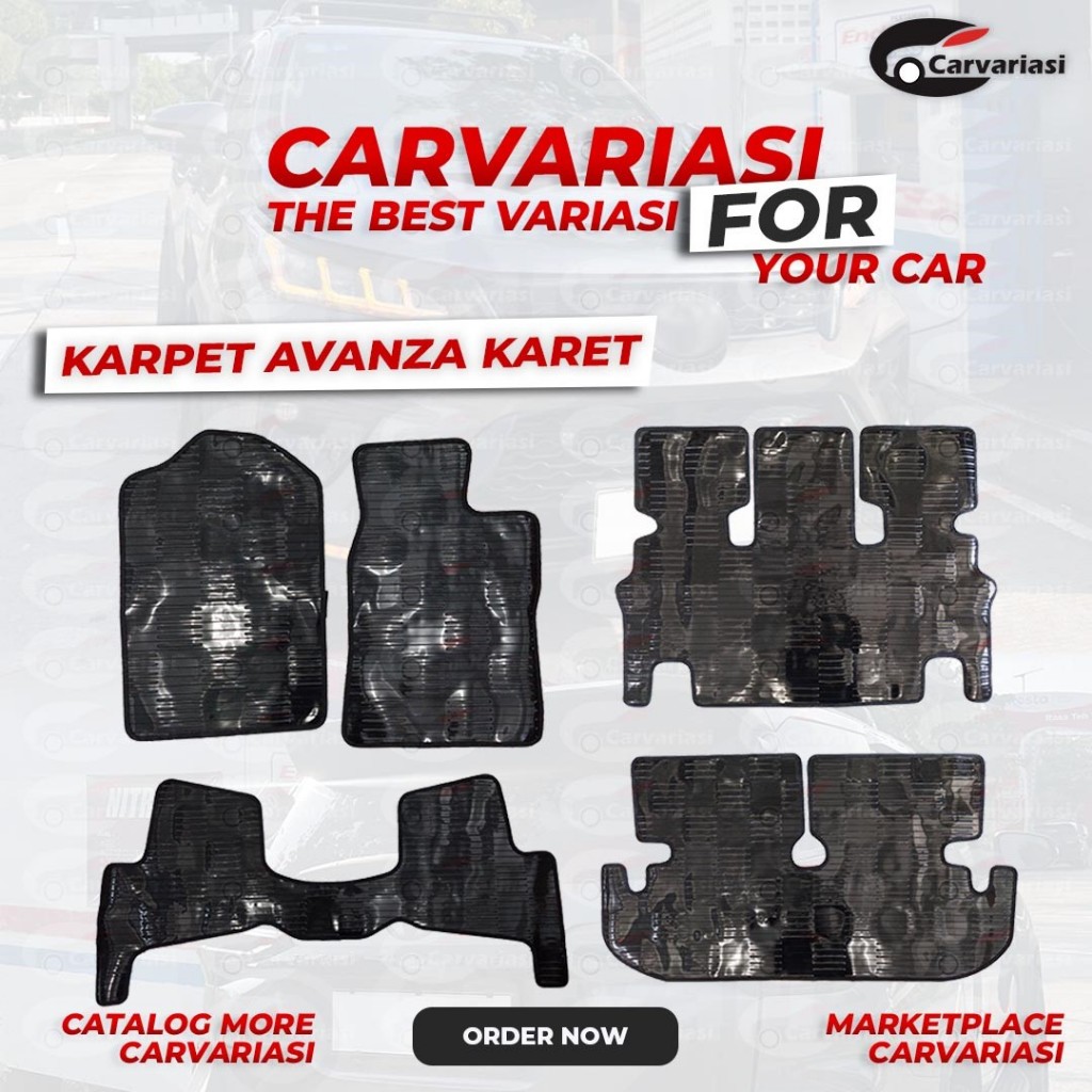 Karpet Mobil Karet Anti Slip Mudah Dibersihkan Karpet Avanza 2015 Karpet Karet Avanza 2016 2017 2018