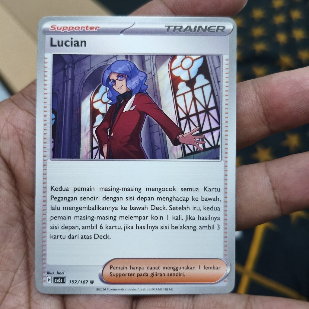 lucian tcg pokemon / kartu pokemon
