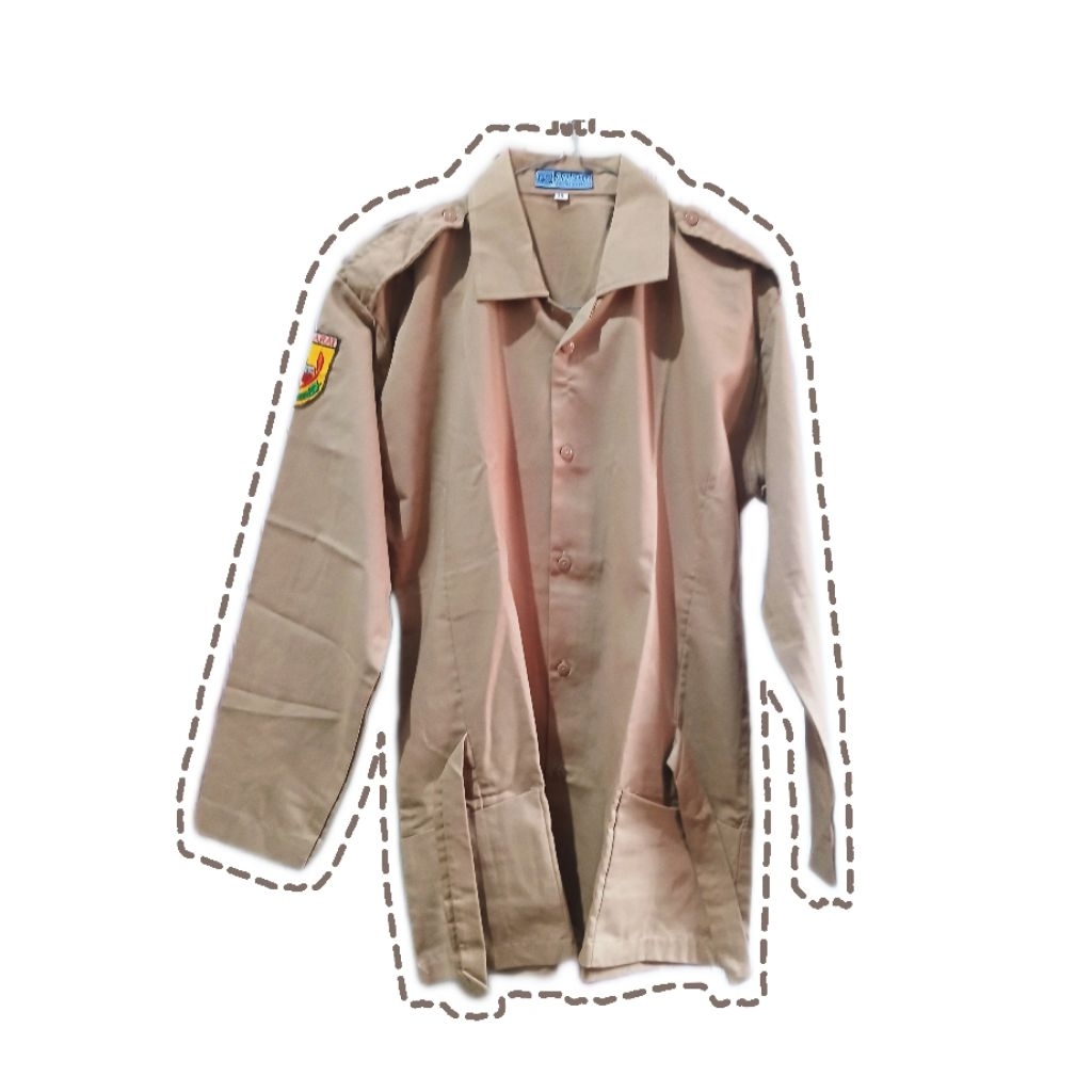 BAJU PRAMUKA (BARU) Ada atribut (JAWA BARAT)