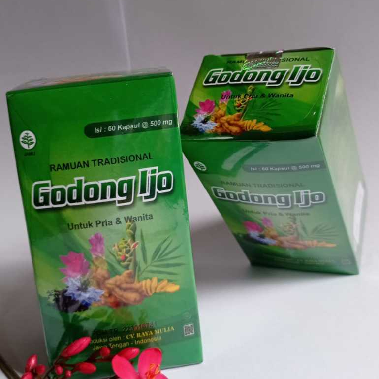 Godong Ijo Original BPOM 60 Kapsul - Suplemen Herbal Nyeri Sendi, Pegal Linu Dan Kelenturan Otot
