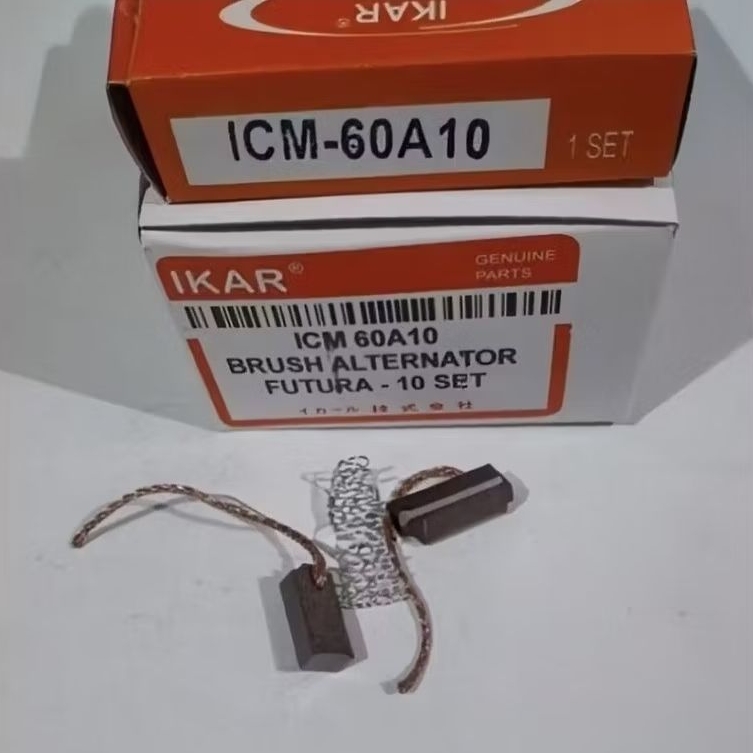 10Set CARBON BRUSH ALTERNATOR/ARANG COOL DINAMO AMPER SUZUKI FUTURA,CARRY EXYRA ST100 1.0cc/KATANA,C