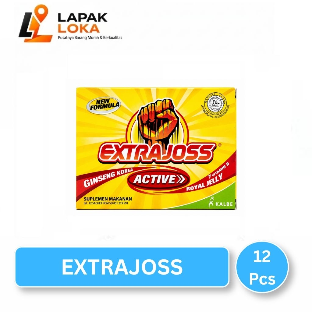 1 Box (12 Sachet) Extra Joss Active