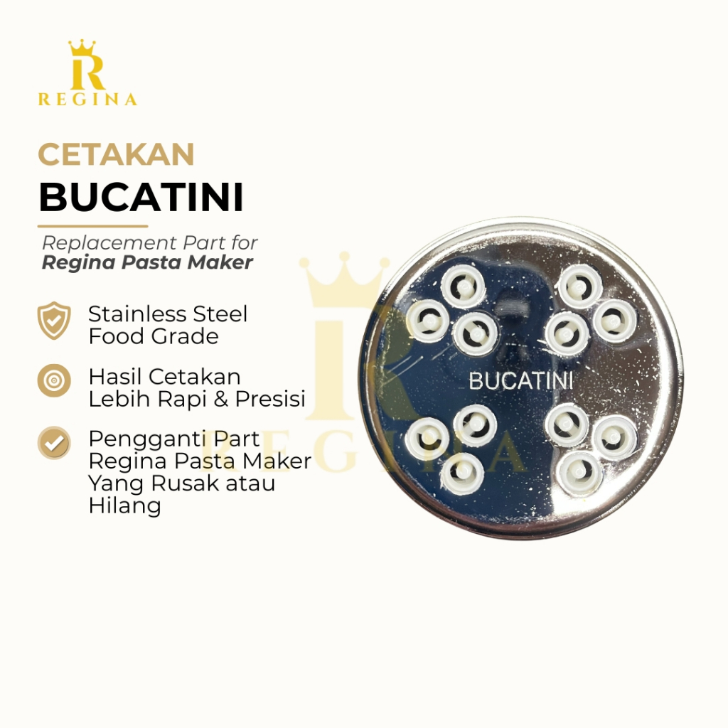 Part Cetakan Bucatini Regina Pasta Maker Original Italy
