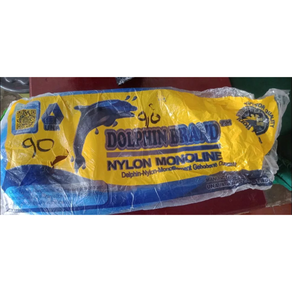 Nilon Dolphin Monofilament Warna Biru/Putih Monofilament Ori Philiphina