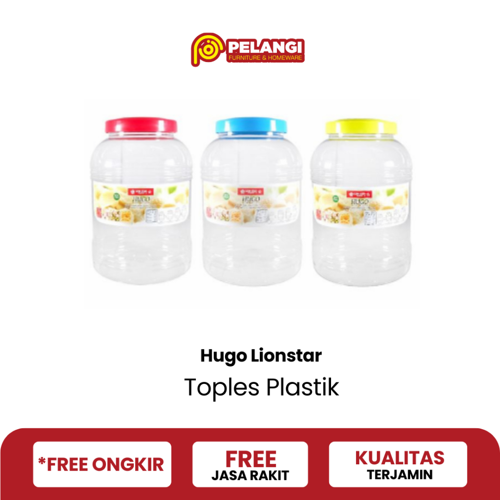 Toples kerupuk | toples plastik Hugo 20L | Toples 2OL | Toples 10L | Toples Lion Star