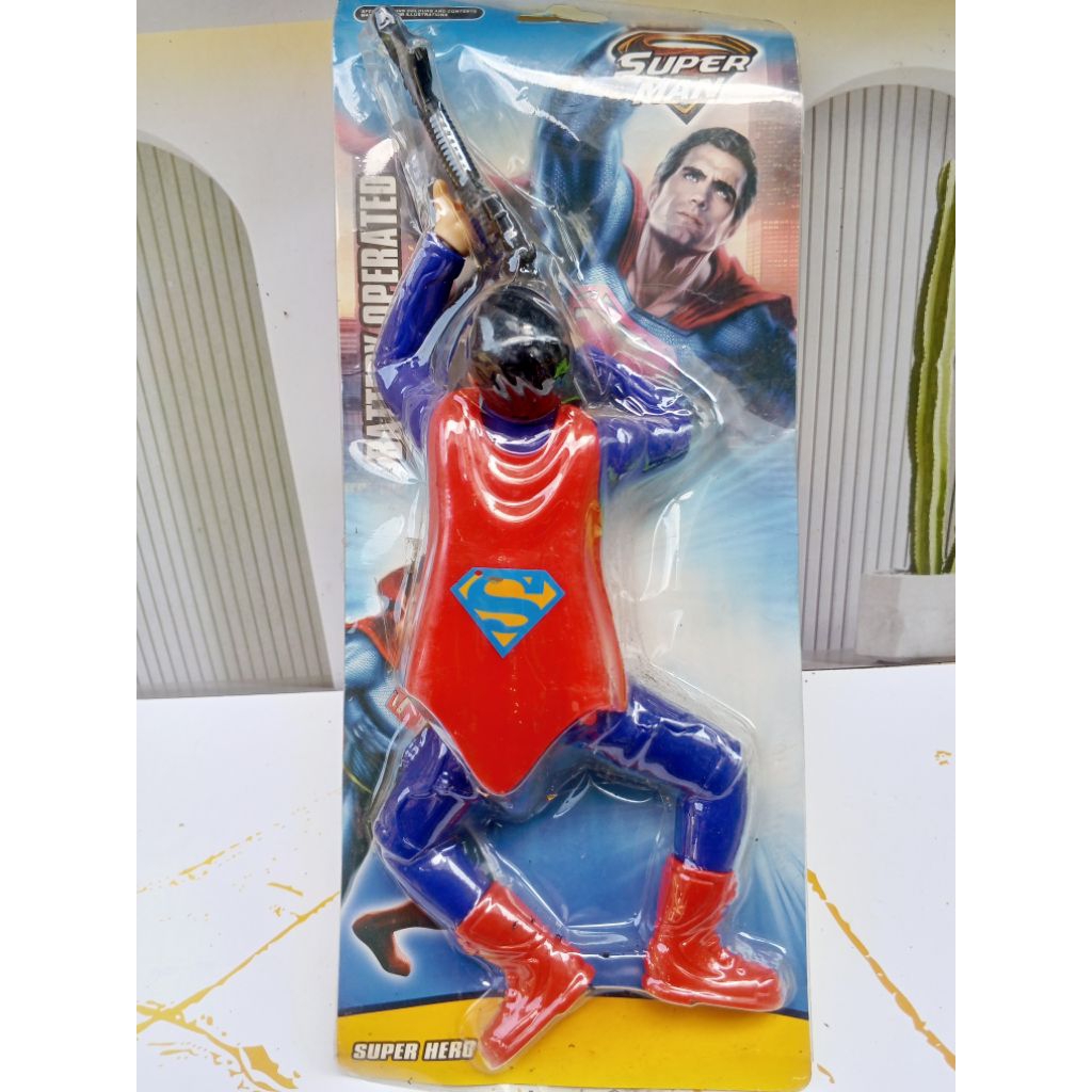 Mainan Anak Spiderman, Superman Merangkak