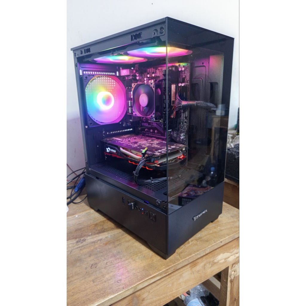 PC game render streaming ryzen 5 1400