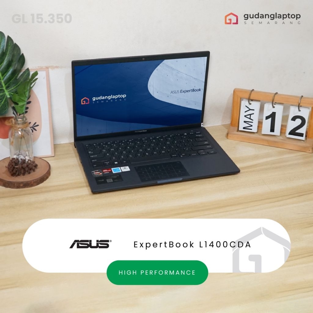 ASUS ExpertBook L1400CDA AMD Ryzen 3 - 3250U 4/256 Webcam, WiFi 6, Bluetooth, Number Pad | GL15350