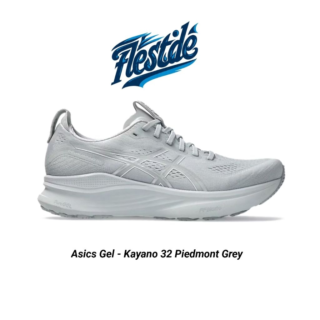 Sepatu Lari Pria Asics Gel Kayano 32 Piedmont Grey