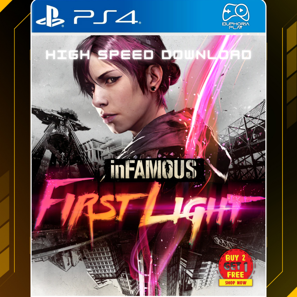 Infamous First Light – Game PS4 HEN Digital (Format PKG) | Full Version