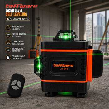 Laser Level 16 Line 4D Laser Alat Pengukur Dimensi Mesin Self Leveling 4D