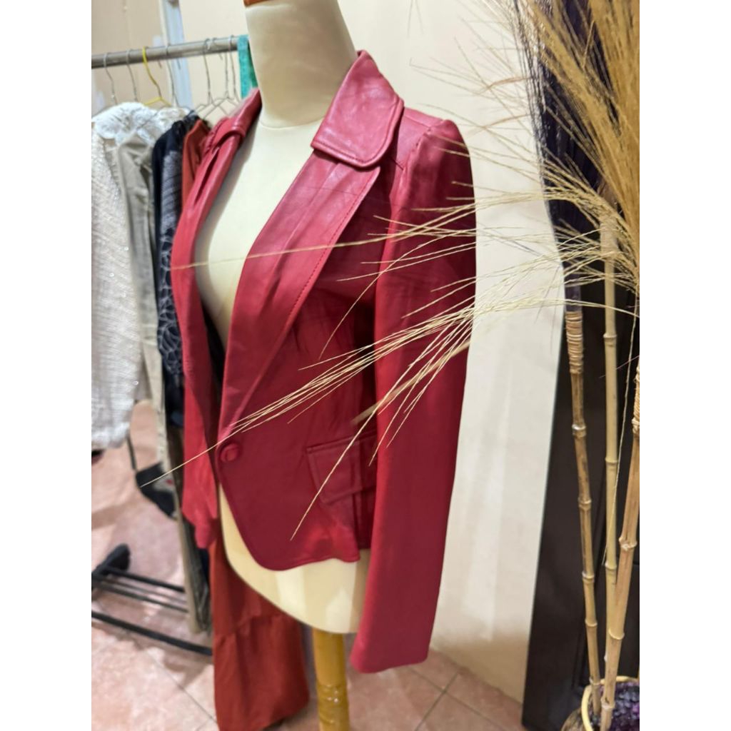 PRELOVED JACKET KULIT ASLI BLAZER KULIT ASLI SECOND