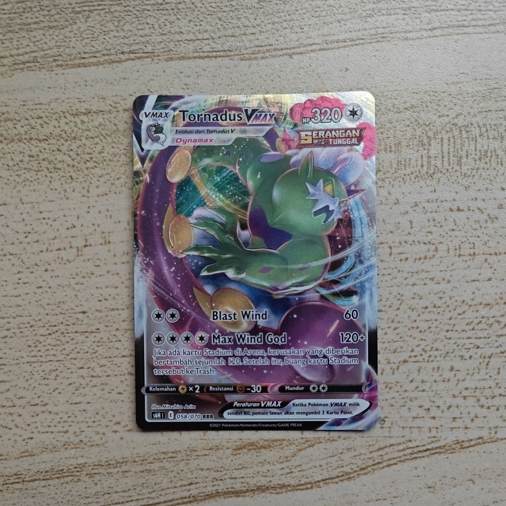 TORNADUS VMAX RRR BIMBINGAN RASI KARTU POKEMON