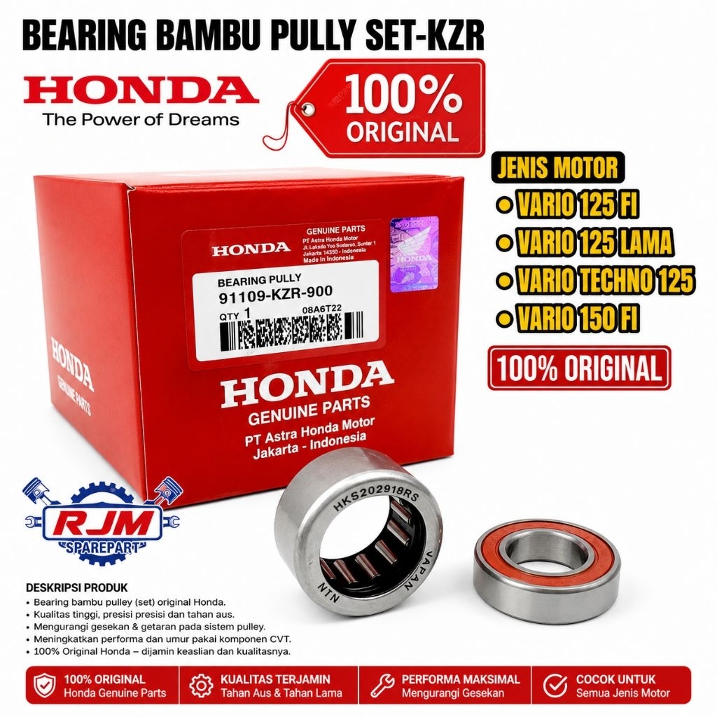 ORIGINAL BEARING LAHER BAMBU AS PULLY CVT HONDA VARIO 125 FI, VARIO 150 FI, VARIO 125 TECHNO, VARIO 