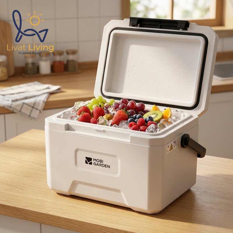 Livat Living Mobi Garden Cooler Box Arctic Ice Pro 5L 16L 22L Kotak Pendingin ASI Skincare Premium C
