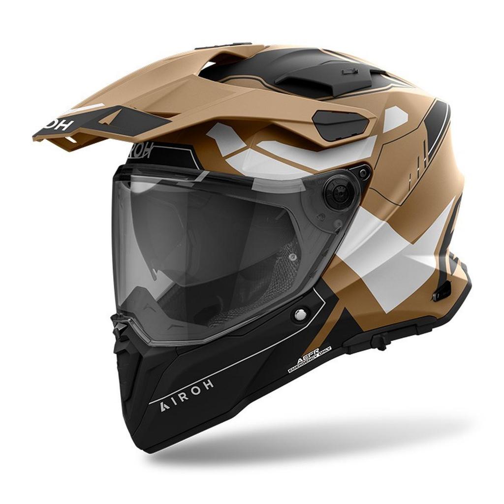 AIROH COMMANDER 2 REVEAL SAND MATT ORIGINAL HELM AIROH COMMANDER 2