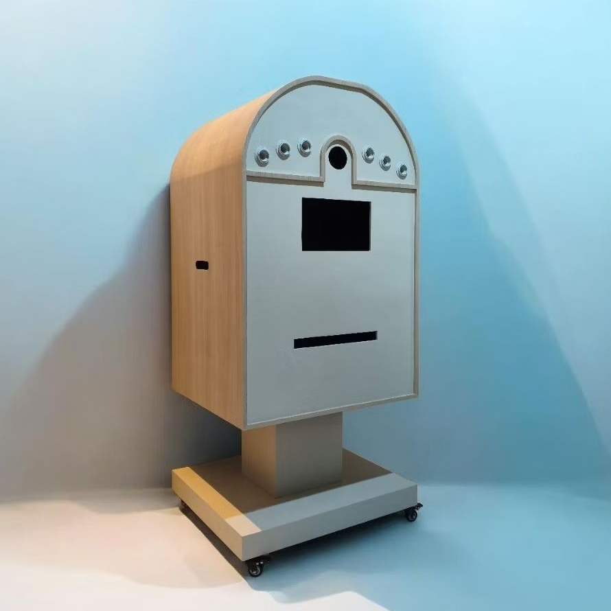 Box Photobooth Newspaper Selfiebox