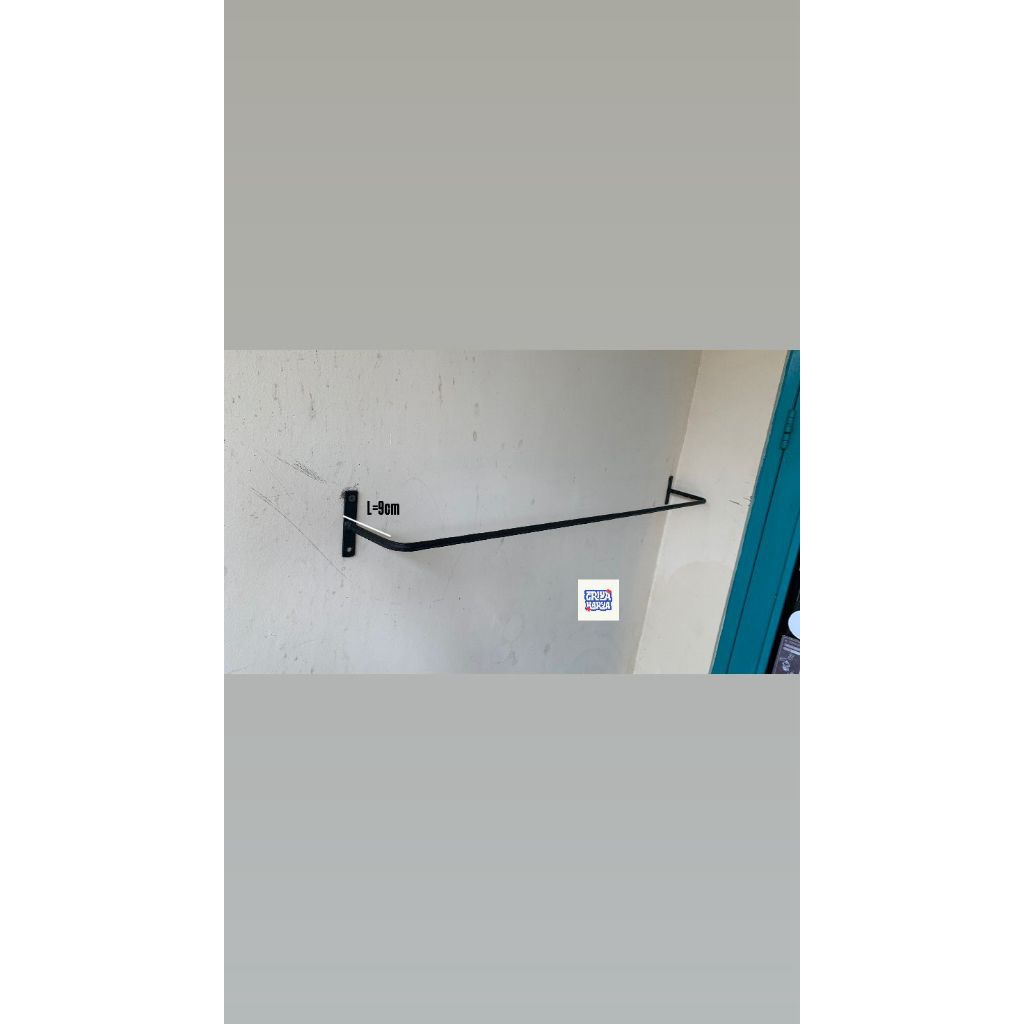 Gantungan gawang tembok serbaguna/ free 4 baut(paku)/ bahan besi 8mm full SNI