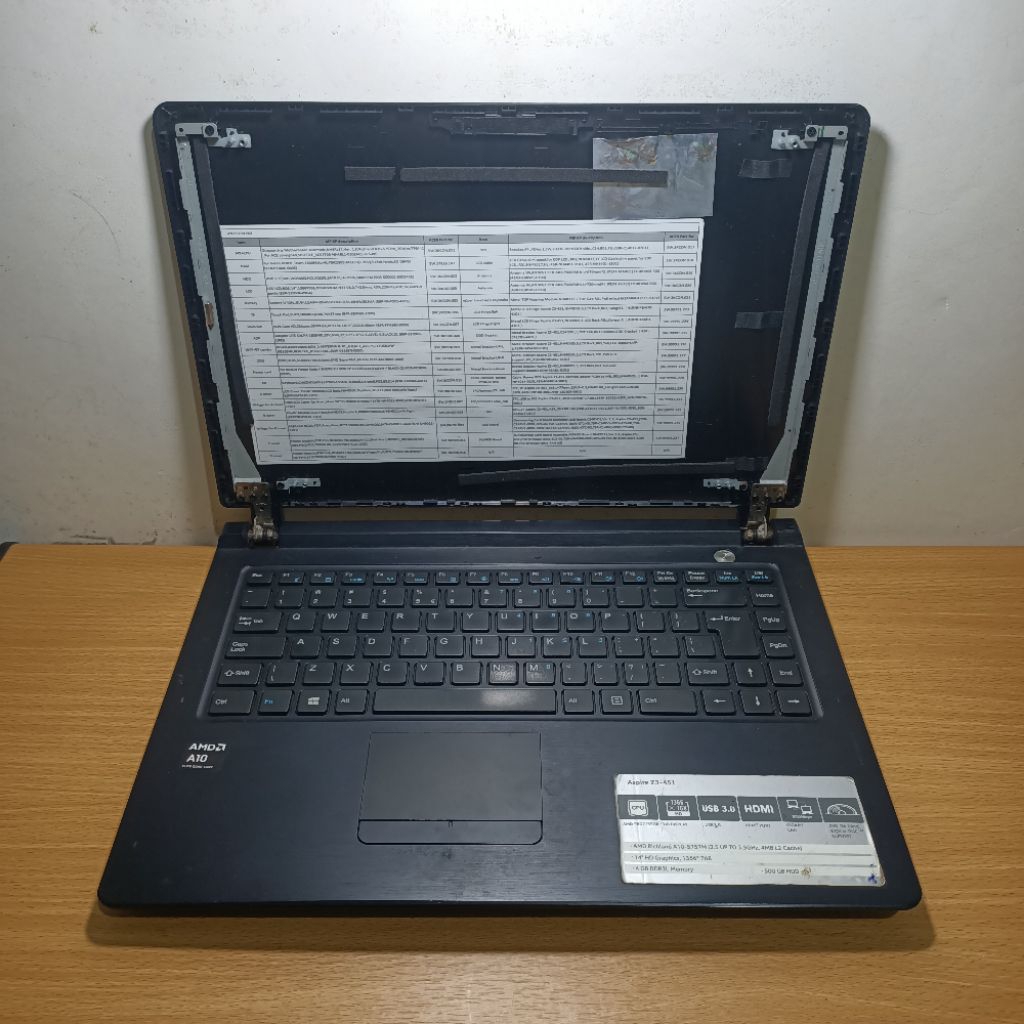 Kesing Case Casing Laptop Acer Aspire Z3-451