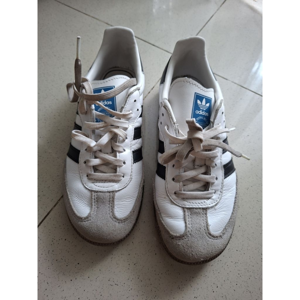 PRELOVED adidas kids samba og cloud white Size 34