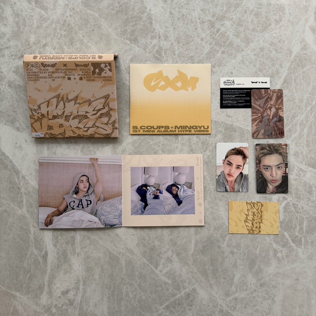 [READY] SEVENTEEN CxM Official Album Photocard Compact Ver Scoups | Seungcheol POB Unsealed