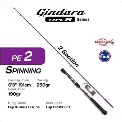 Joran Gindara Type R Joran Jigging Joran Relix Nusantara Gindara R PACKING PVC