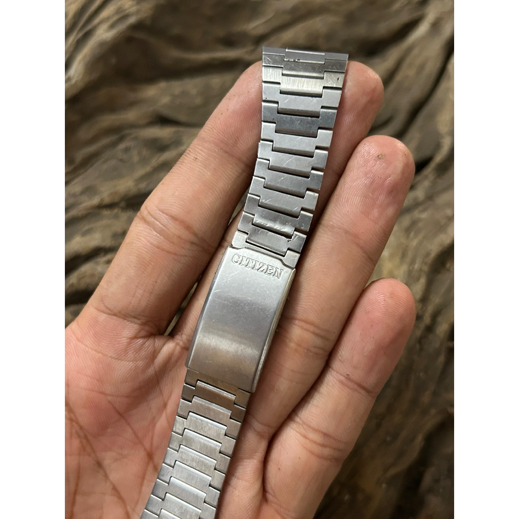 Strap Jam Citizen 18mm Bekas Original | Vintage Style | Nyaman Dipakai