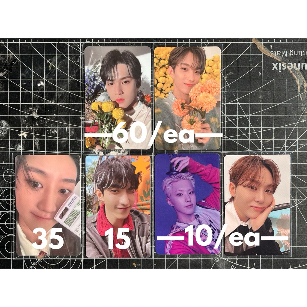 PART 1 — seventeen official photocard ( pc svt mingyu dokyeom dk your choice yc one side bunga , min