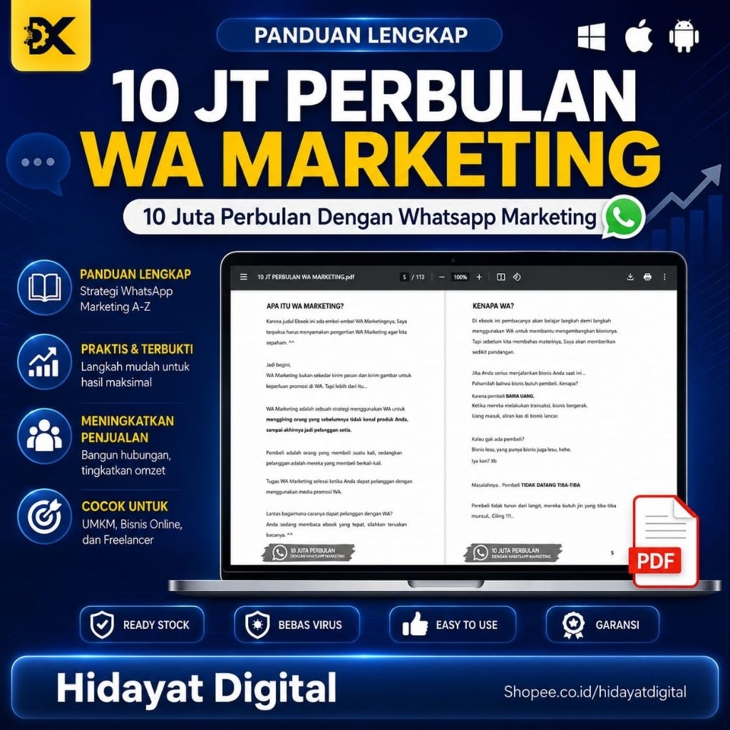 [T0592] Raih 10 Juta dari WA Marketing