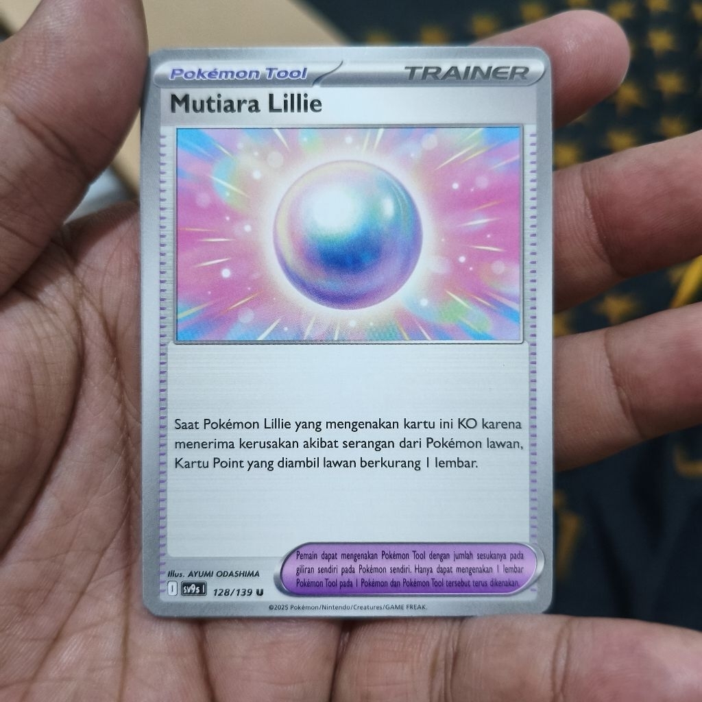 mutiara lillie tcg pokemon / kartu pokemon