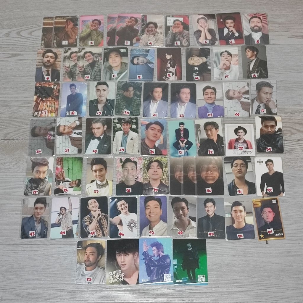 PC Photocard SIWON SUPER JUNIOR