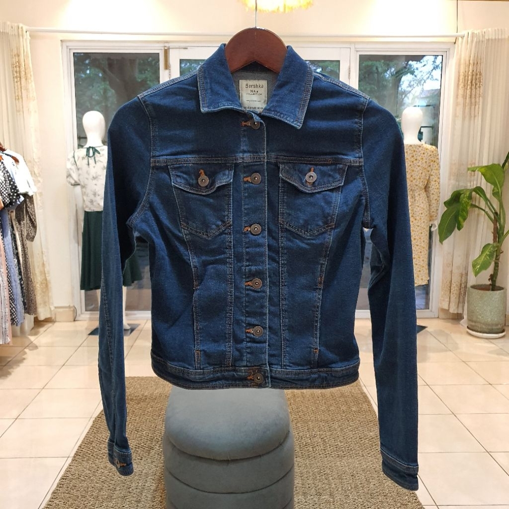 jaket jeans bershka