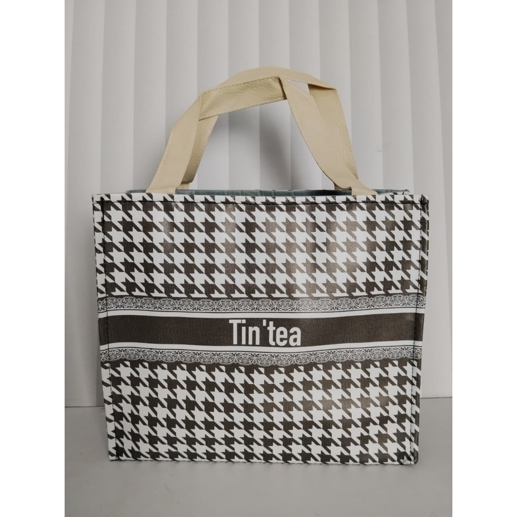 Tas Wanita Jinjing Sierra Oscar Bag Gold Tali Tenteng Bahan Oscar/Kulit Size M Cetak Nama (Tin `tea)