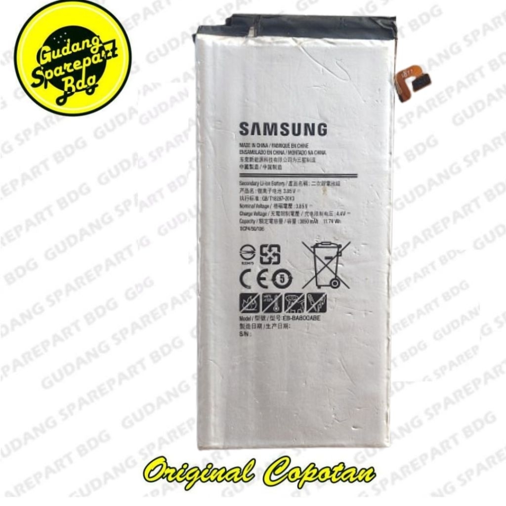 Baterai Samsung A8 2015 Model EB-BA800ABE Second Original Copotan