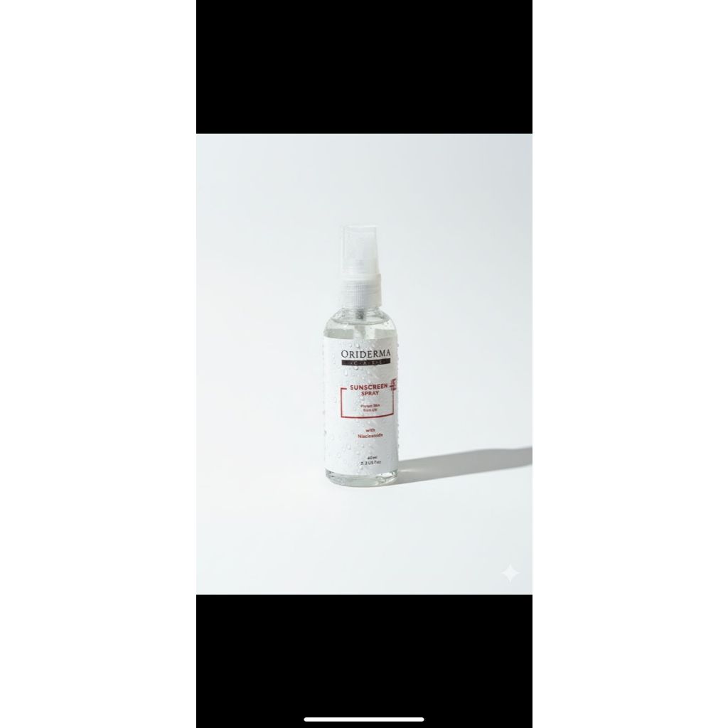 ORIDERMA Sunscreen spray with niacinamide