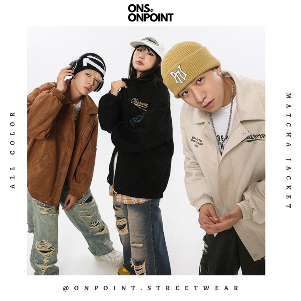 [ONS BY ONPOINT] Matcha Jacket - jaket denim jaket jeans pria jaket varsity pria leather jacket base