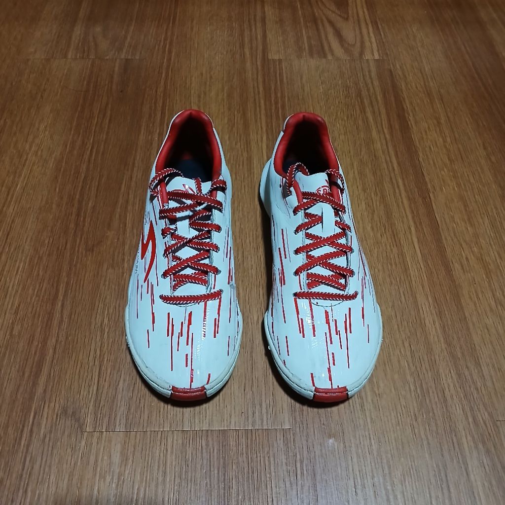 Sepatu Futsal Specs Lightspeed Reborn White Emperor Red in